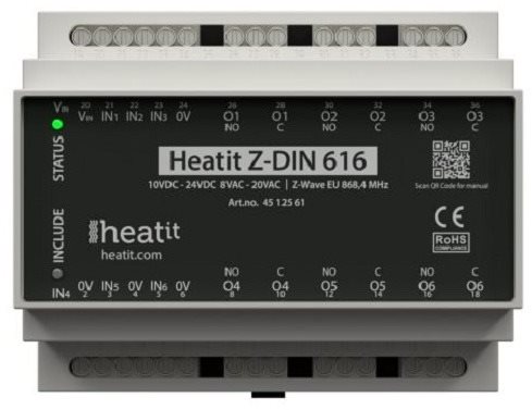 HEATIT Z-DIN Z-Wave Plus Kapcsoló