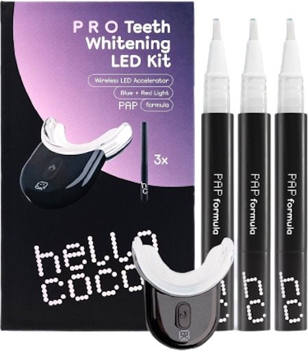 HELLO COCO PAP PRO TEETH WHITENING LED KIT Prípravok na bielenie...