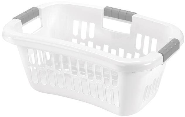 HEIDRUN Kôš na čistú bielizeň 58 × 39 × 25 cm biely, plast Kôš na...