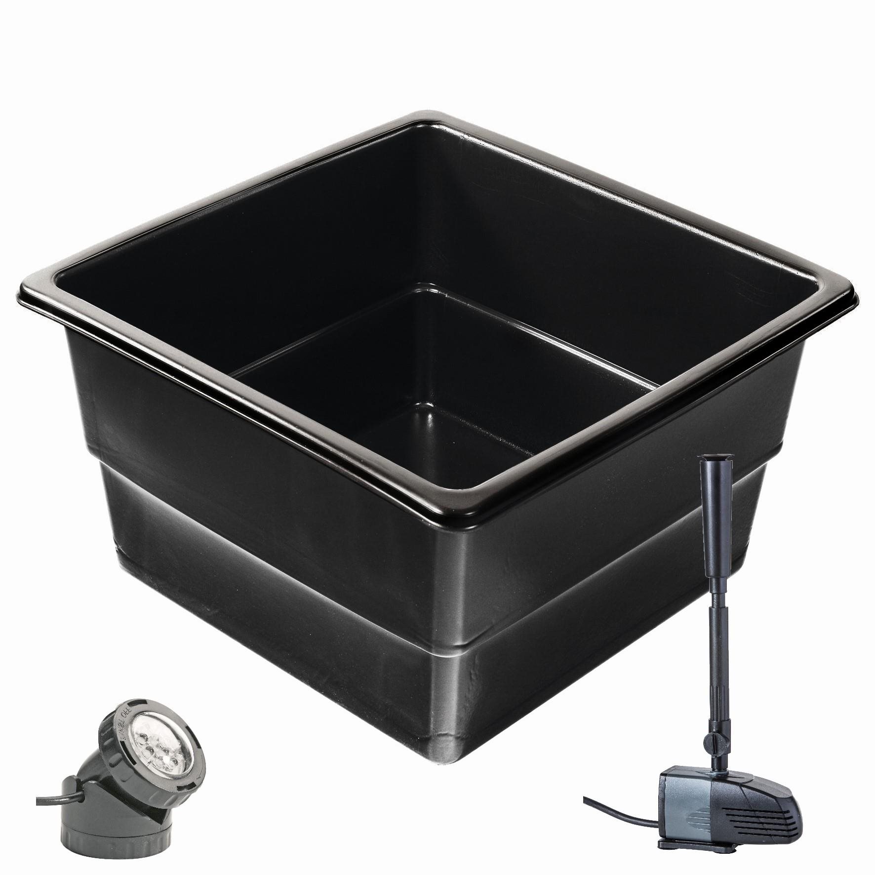 Heissner He9900017 súprava plastového terasového jazierka, 200 l...