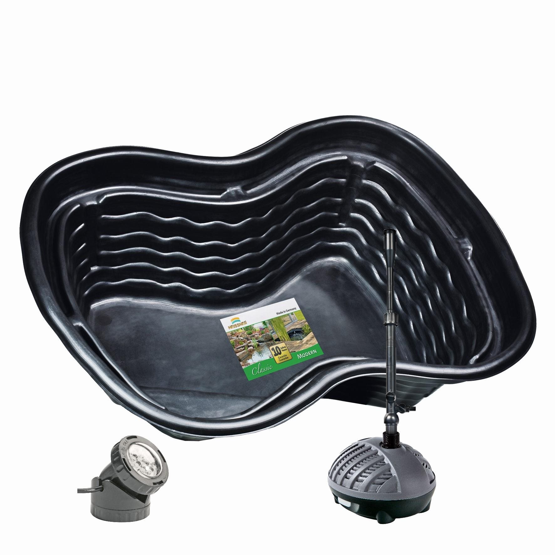 Heissner He9900012 súprava plastového jazierka, 250 l Jazierko