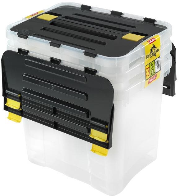 HEIDRUN Dragon dobozkészlet 3 × 30 l 2 klipszes dobozkával Tároló...