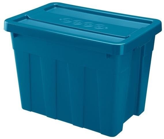 HEIDRUN Tárolódoboz fedéllel 59 × 39 × 41 cm 65 l heavy duty Tároló...