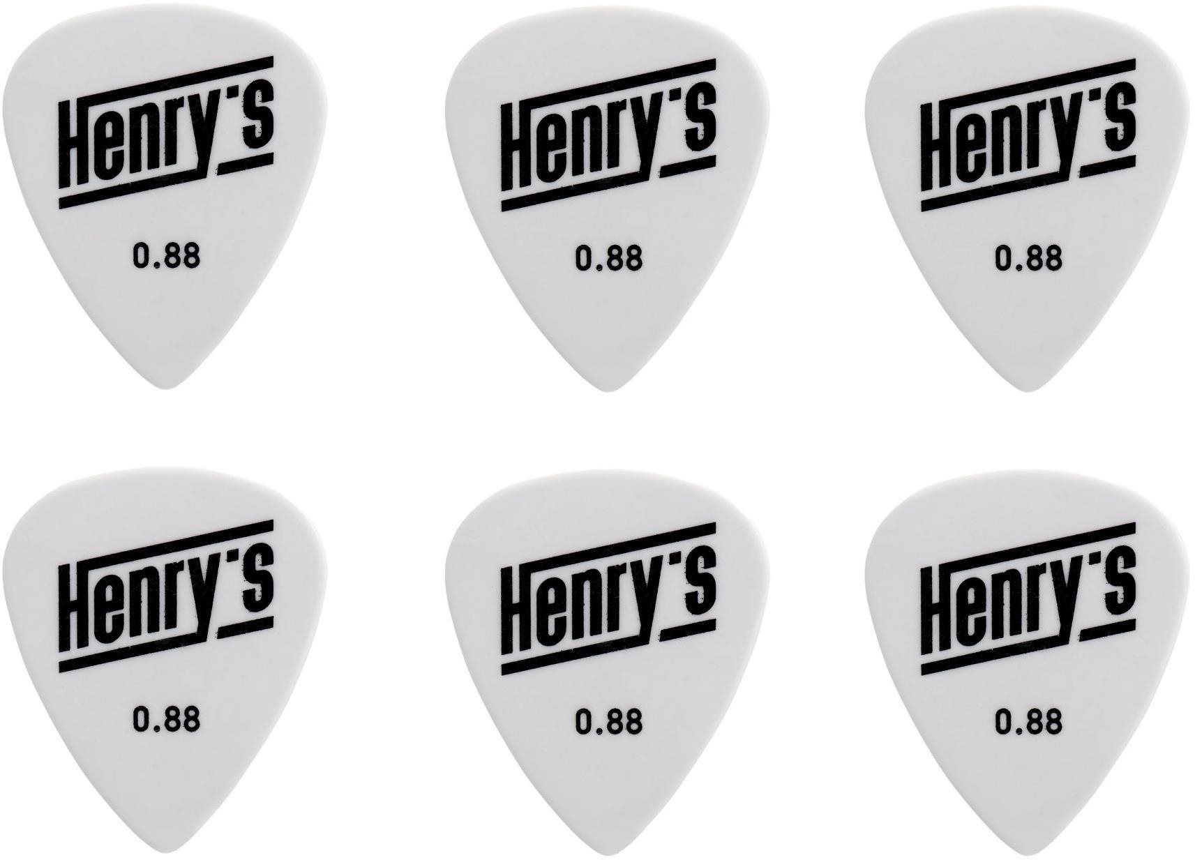 Henry’s Trsátka Deltone, STANDARD, 0,88 mm, biele, 6 ks Trsátko