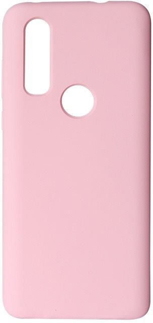 Hishell Premium Liquid Silicone für Motorola One Action Pink...
