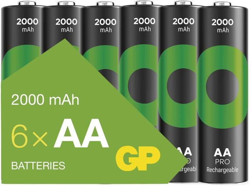 GP ReCyko Pro Professional tölthető AA elem (HR6), 6 db Tölthető elem