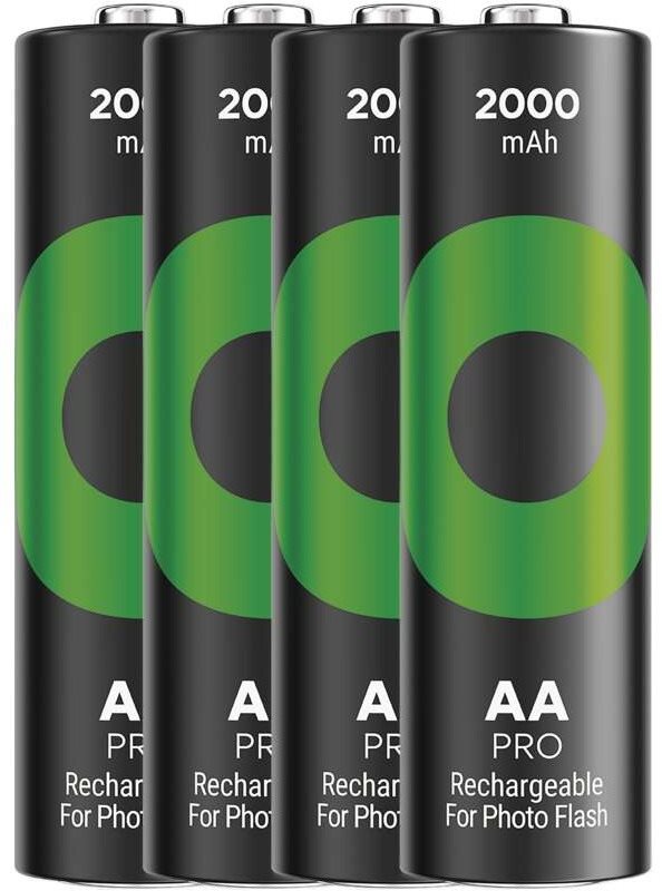 GP ReCyko Pro Photo Flash tölthető AA elem (HR6), 4 db Tölthető elem