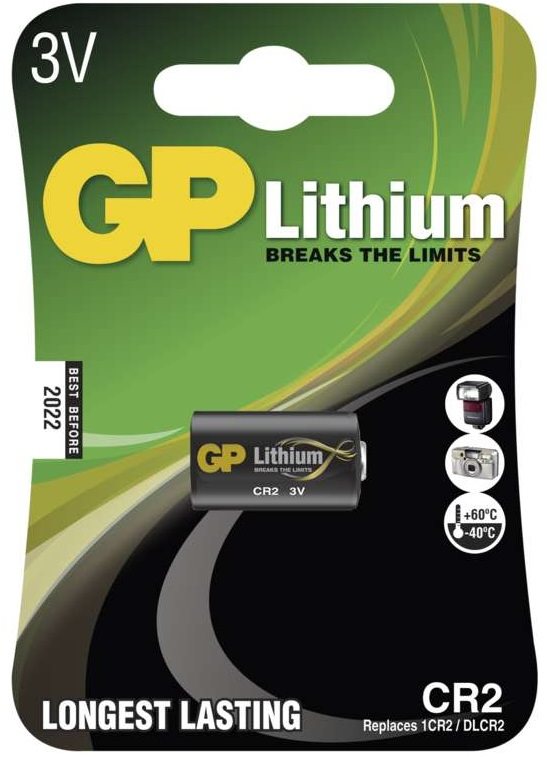 GP CR2 lithiová, 1ks v blistri Jednorazová batéria