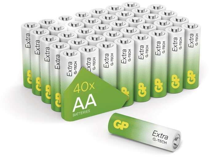 GP Alkaline Batterie GP Extra AA (LR6), 40 St Einwegbatterie