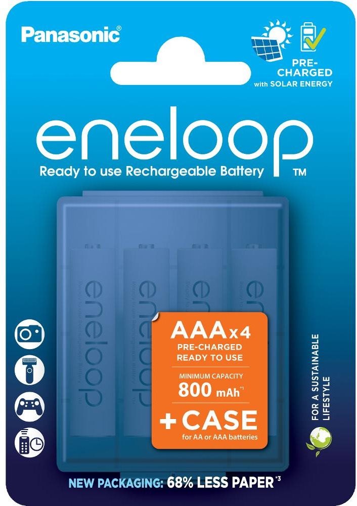 Panasonic eneloop HR03 AAA 4MCCE/4BE CASE N Nabíjateľná batéria