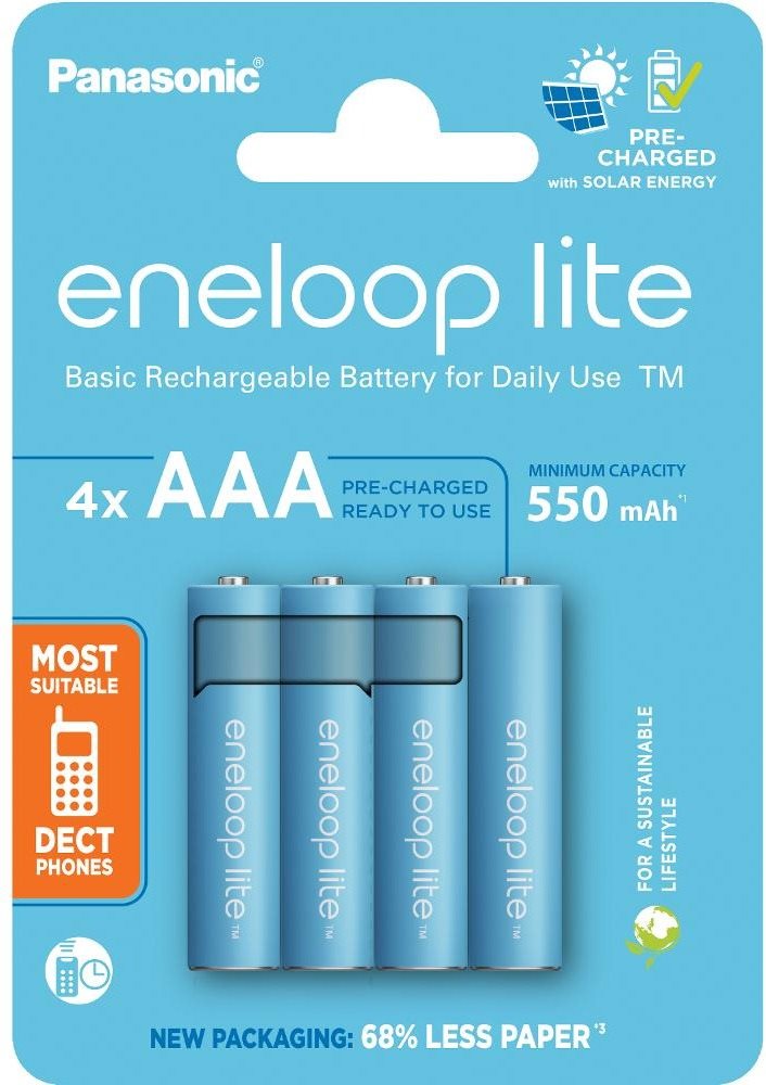 Panasonic eneloop HR03 AAA 4LCCE/4BE ENELOOP LITE N Tölthető elem