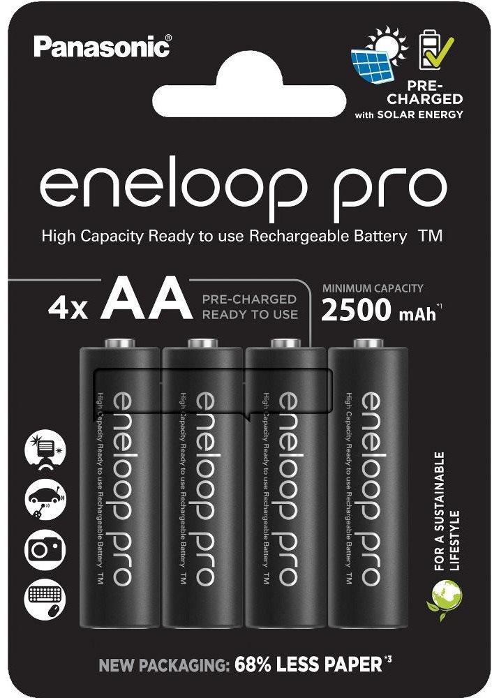 Panasonic eneloop HR6 AA 3HCDE/4BE PRO N Tölthető elem