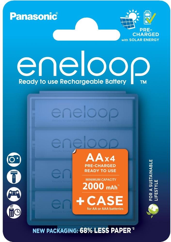 Panasonic eneloop HR6 AA 3MCCEC/4BE CASE N Nabíjateľná batéria