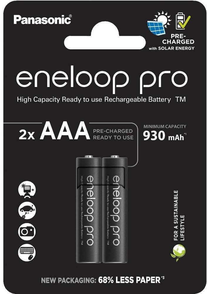Panasonic eneloop HR03 AAA 4HCDE/2BE ENELOOP PRO N Tölthető elem