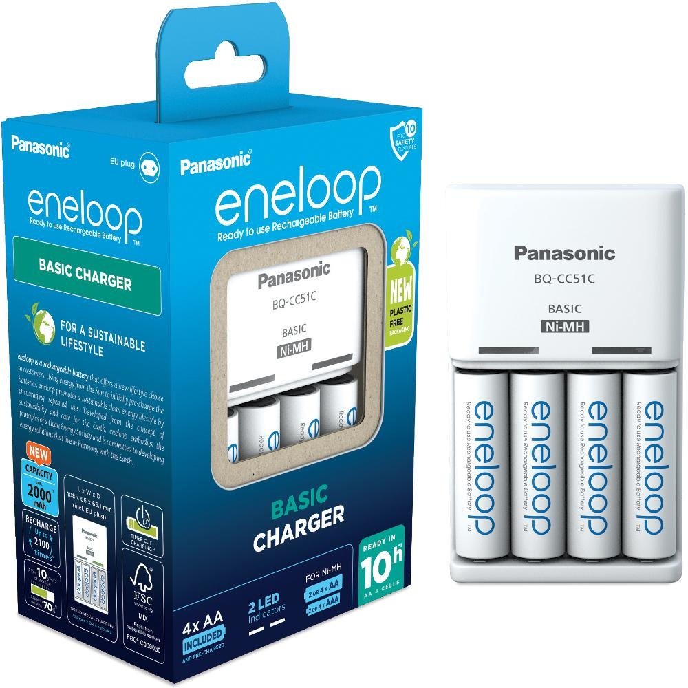 Panasonic eneloop NAB. KJ51MCC40E 4× AA N Nabíjačka batérií