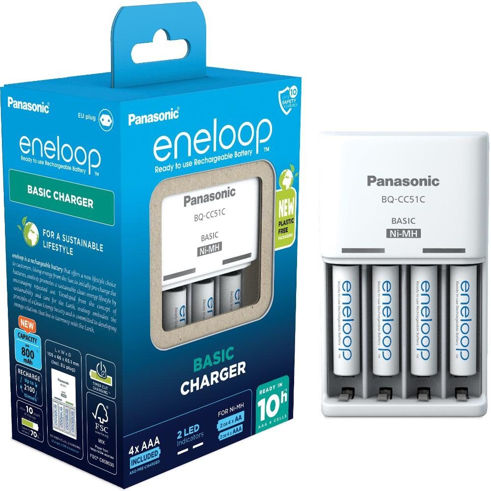 Panasonic eneloop NAB. KJ51MCC04E 4× AAA N Nabíjačka batérií