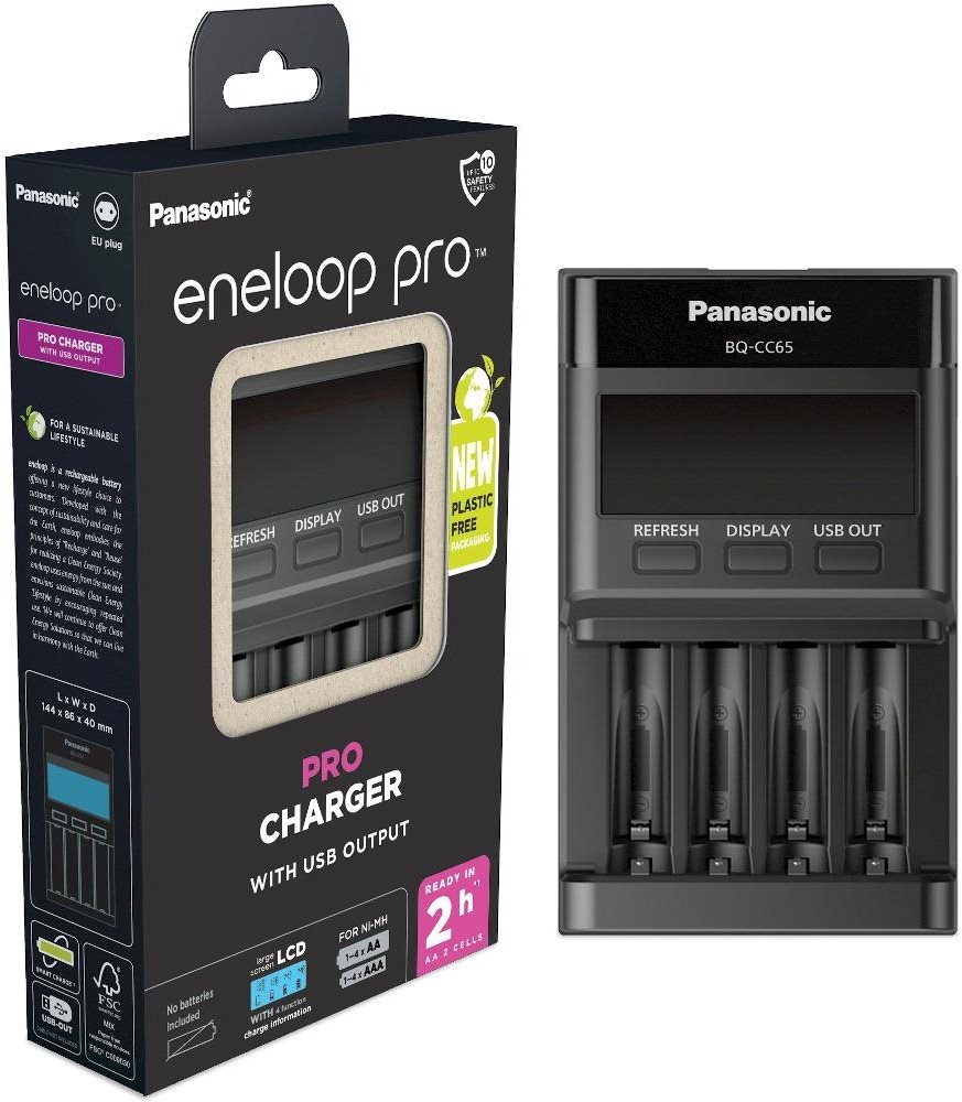 Panasonic eneloop NAB. CC65E N Nabíjačka batérií