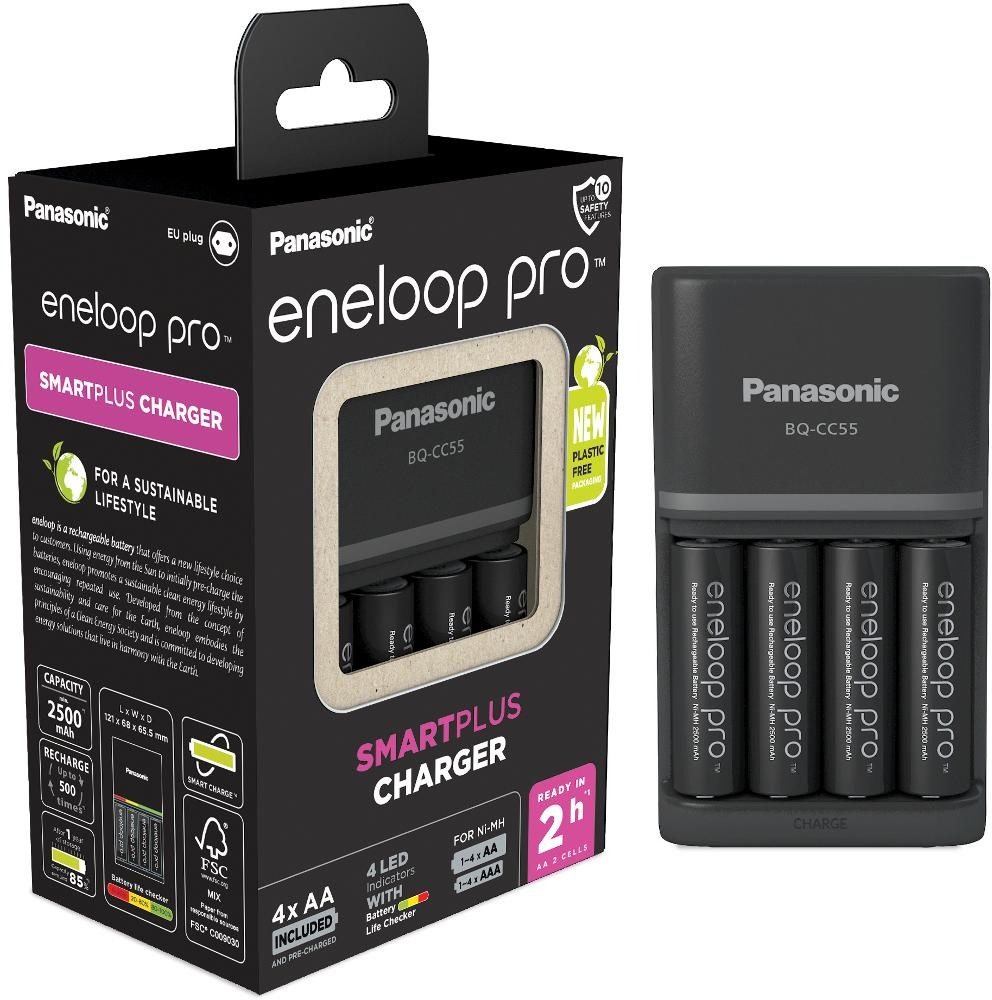 Panasonic eneloop NAB. KJ55HCD40E 4xAA PRO N Elem töltő