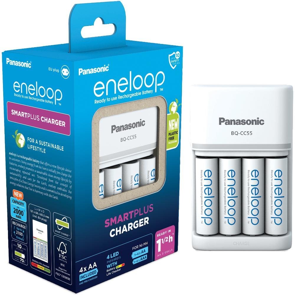 Panasonic eneloop NAB. KJ55MCC40E 4xAA N Elem töltő