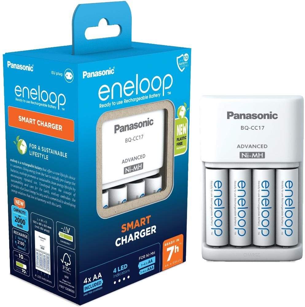 Panasonic eneloop NAB. KJ17MCC40E 4× AA N Nabíjačka batérií
