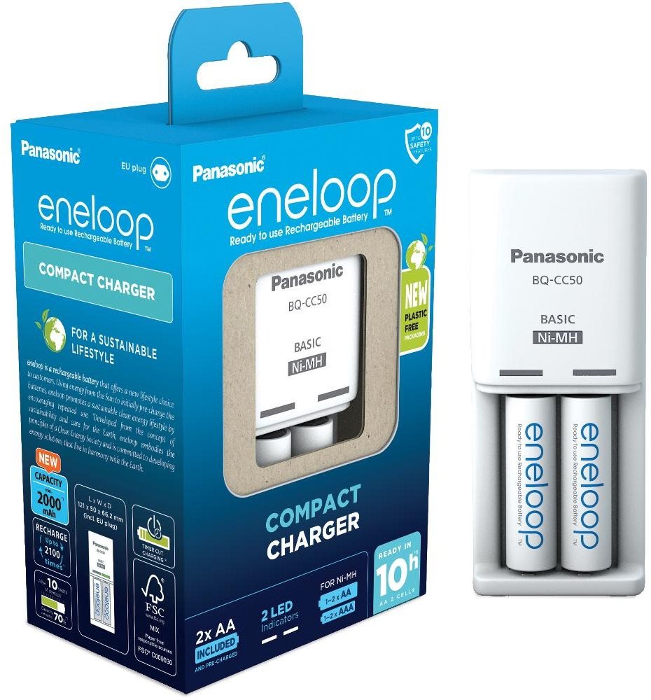 Panasonic eneloop NAB. KJ50MCC20E 2× AA N Nabíjačka batérií