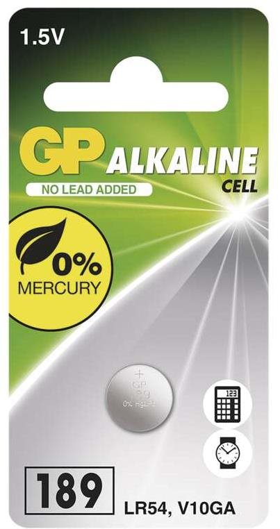 GP Alkáli gombelem 189F (LR54) 1 db Gombelem
