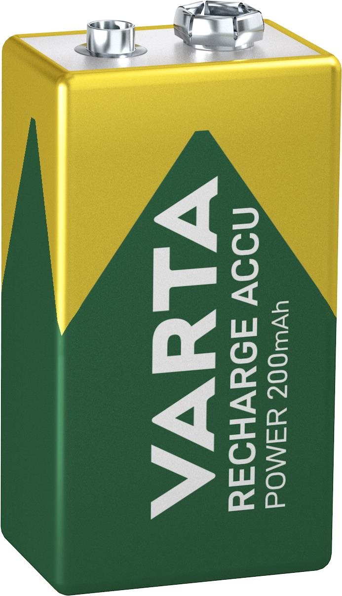 VARTA Power Accu 9V Ready2Use NiMH 200 mAh, 1ks Nabíjateľná batéria