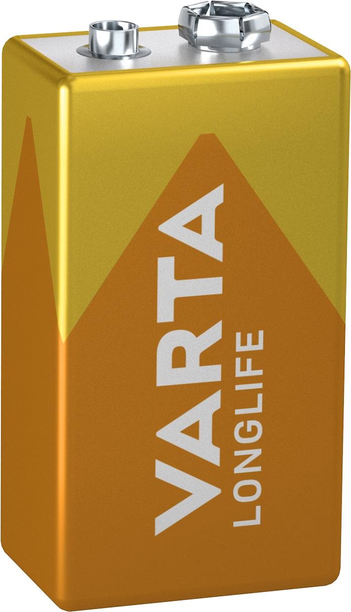 VARTA Longlife Alkáli elem 9 V 1 db Eldobható elem