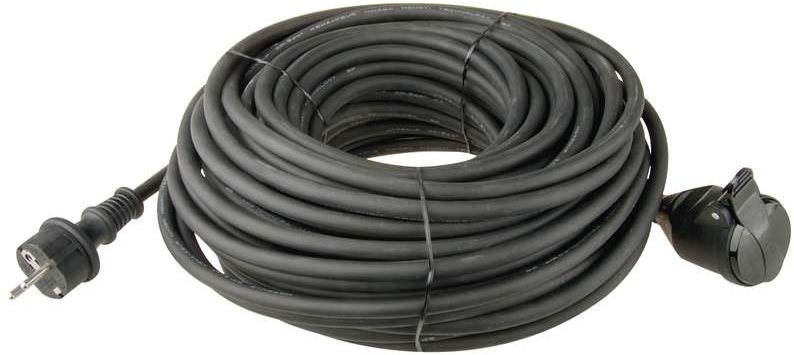 Emos rallonge 10m 3x1.5mm, noir Rallonge électrique