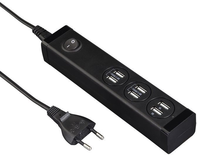 Hama Mains Charger, 6 Ports AC Adapter