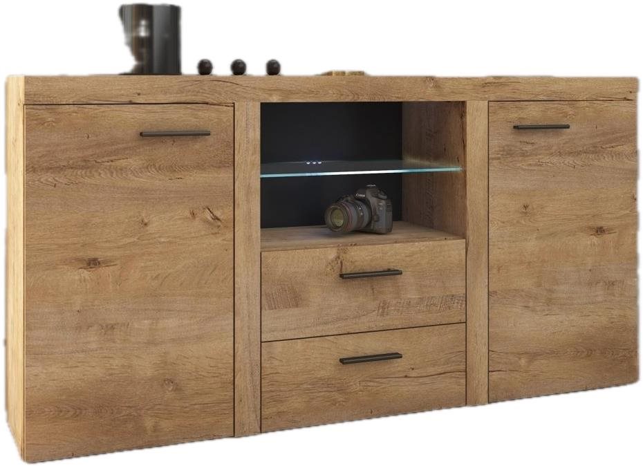 LEMPERT Komoda Kaden 2D2S, dub lefkas Komoda