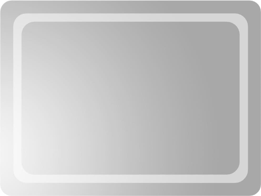 Shumee Kúpeľňové s LED osvetlením 60 × 80 cm Zrkadlo