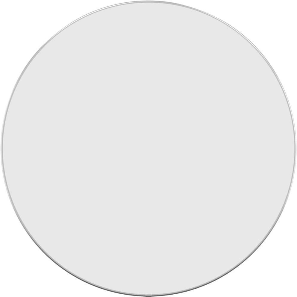 Shumee Nástenné okrúhle strieborné 60 cm Zrkadlo