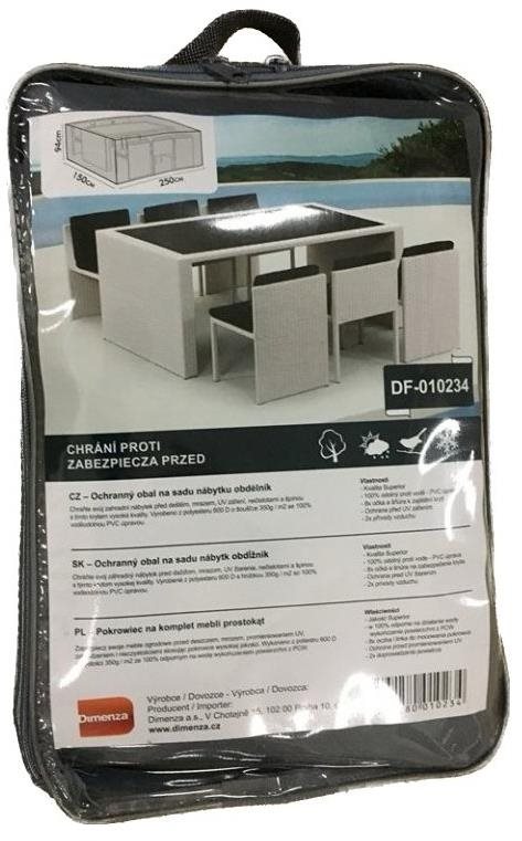 DIMENZA Obal ochranný na súpravu nábytku – obdĺžnik Plachta na...