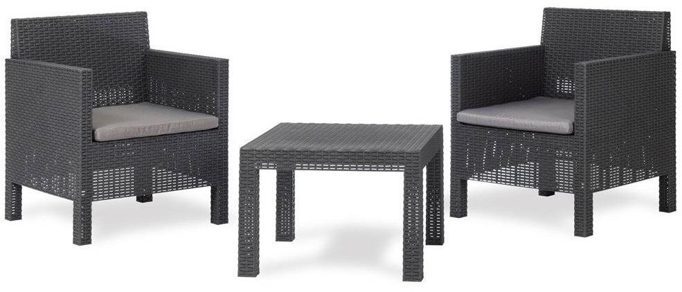 TOOMAX Penelope 2 seater set - grafit Kerti bútor