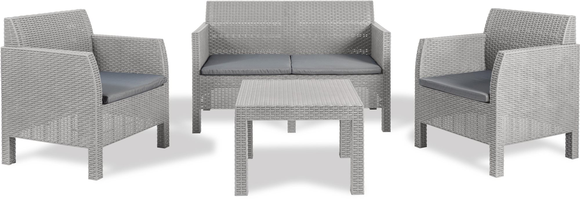 TOOMAX Matilde 4 seater set svetlo sivý Záhradný nábytok