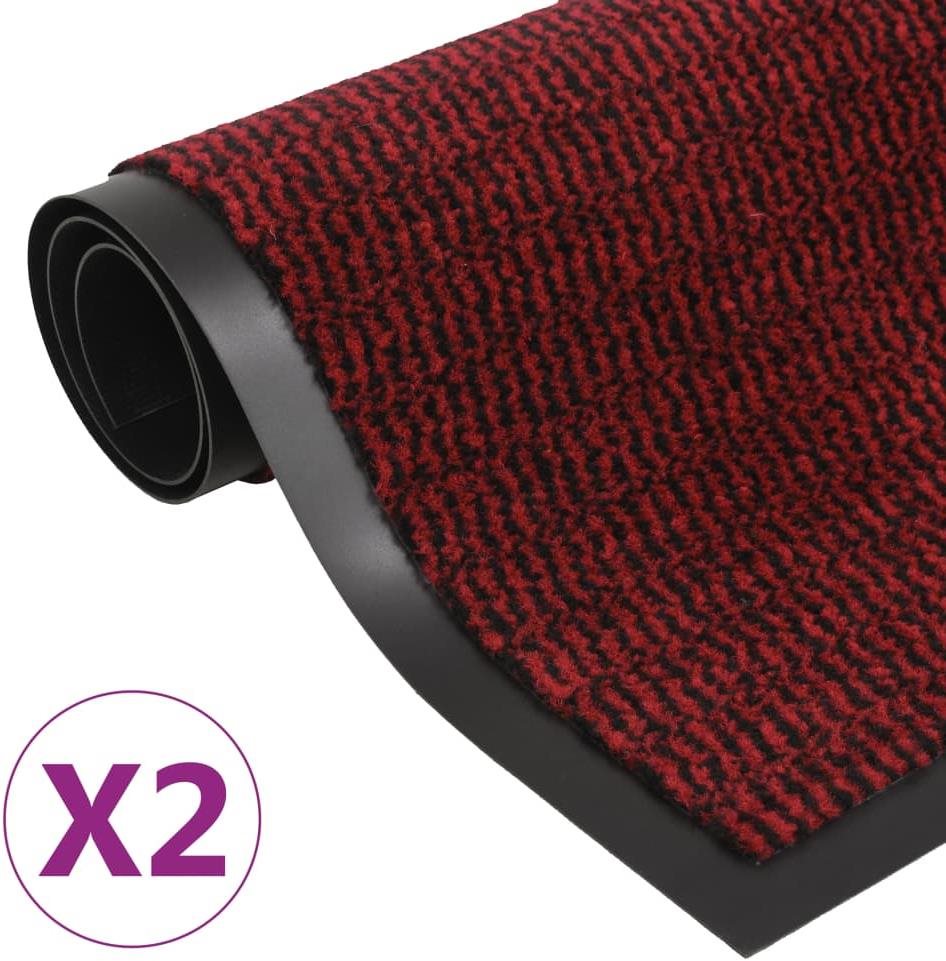 Shumee Protiprachové obdĺžnikové rohožky 2 ks všívané 40 × 60 cm...