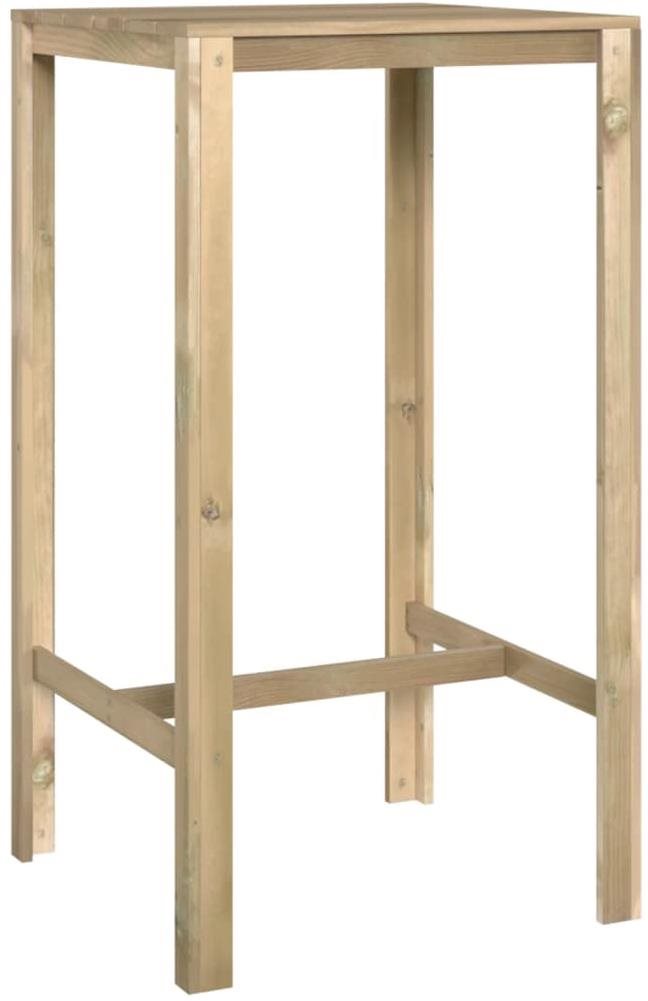 Shumee Barový stôl 60 × 60 × 110 cm impregnovaná borovica Záhradný...