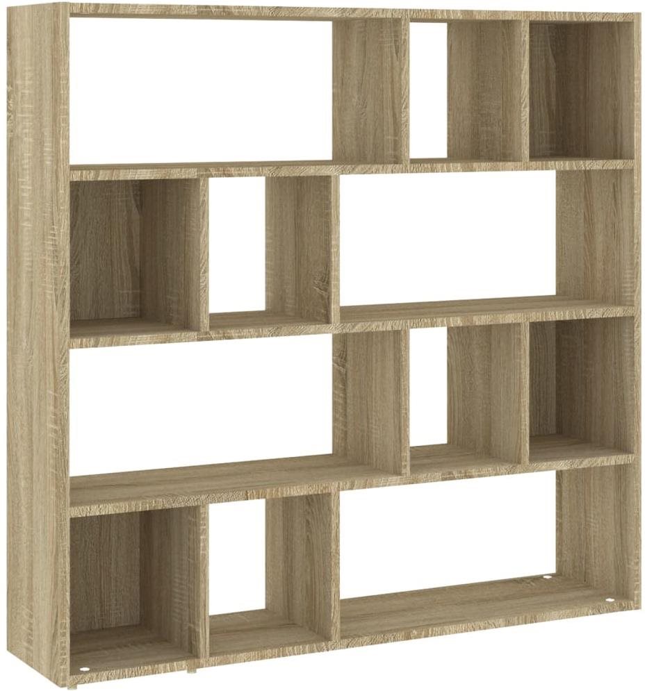 SHUMEE knižnica/deliaca stena, dub sonoma, 105 × 24 × 102 cm Regál