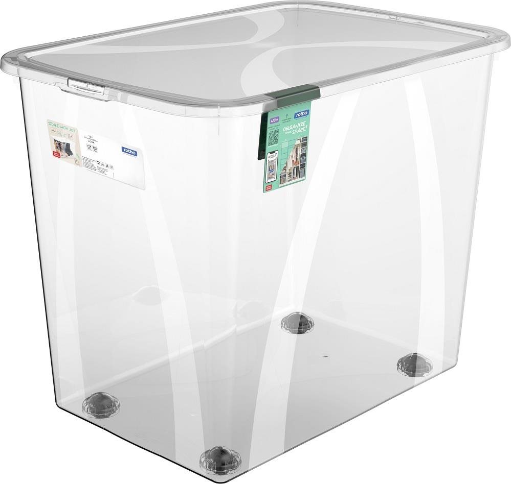 ROTHO lona úložný box 70 l transparentný Úložný box