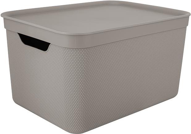 ROTHO Deco box jive 16 l cappuccino Úložný box