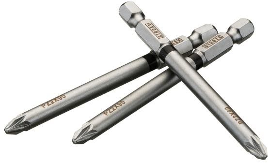 STROXX Sada bitů PZ2 1/4" 90mm - 3 ks Sada bitů