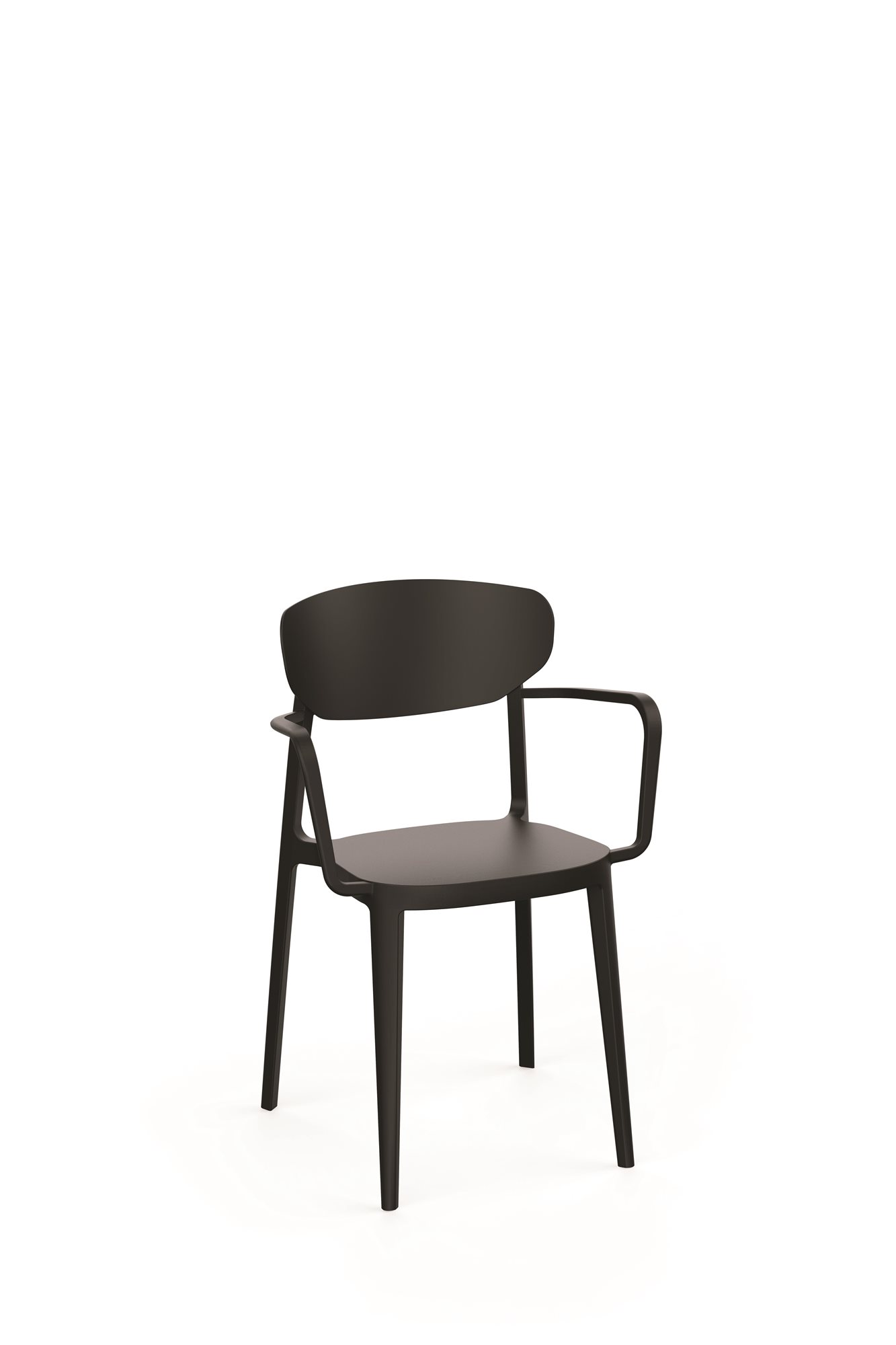 ROJAPLAST Kreslo Mare Armchair čierne Záhradná stolička