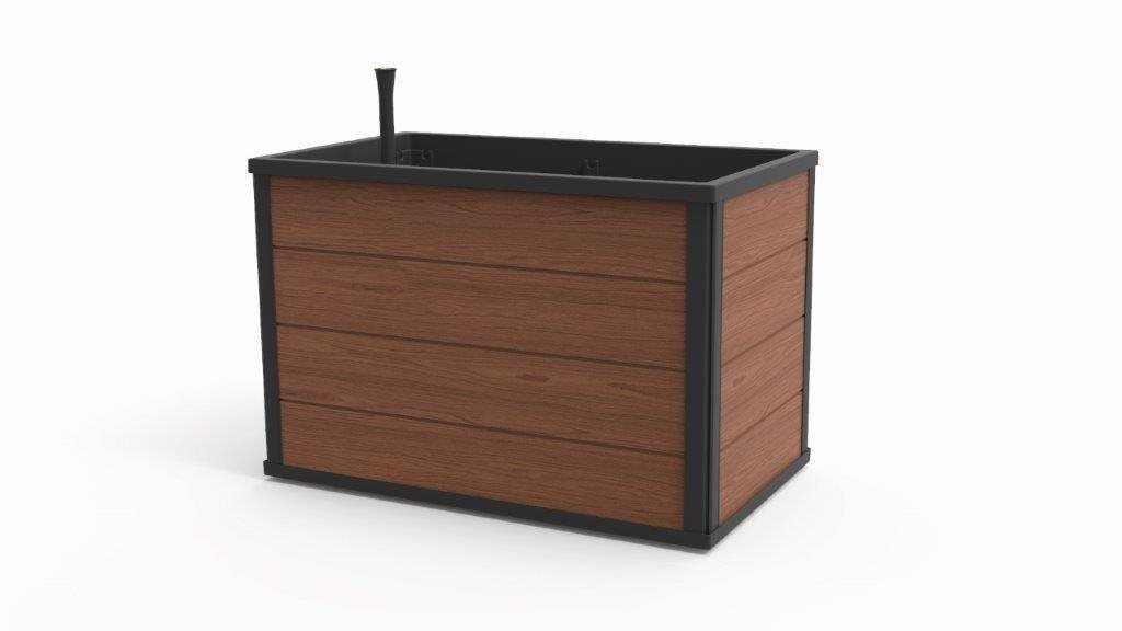 KETER MAPLE MOBILE Urban Garden Bed, térfogata 88 l - barna...