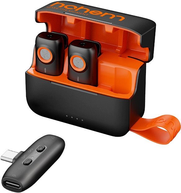 Hohem MIC-01(2TX + 1RX +Charging Case- Type C) Mikrofon