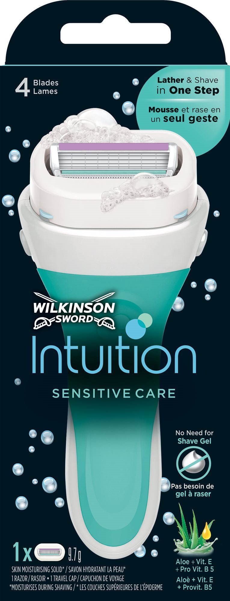 WILKINSON Intuition Naturals + hlavica 1 ks Dámsky holiaci strojček