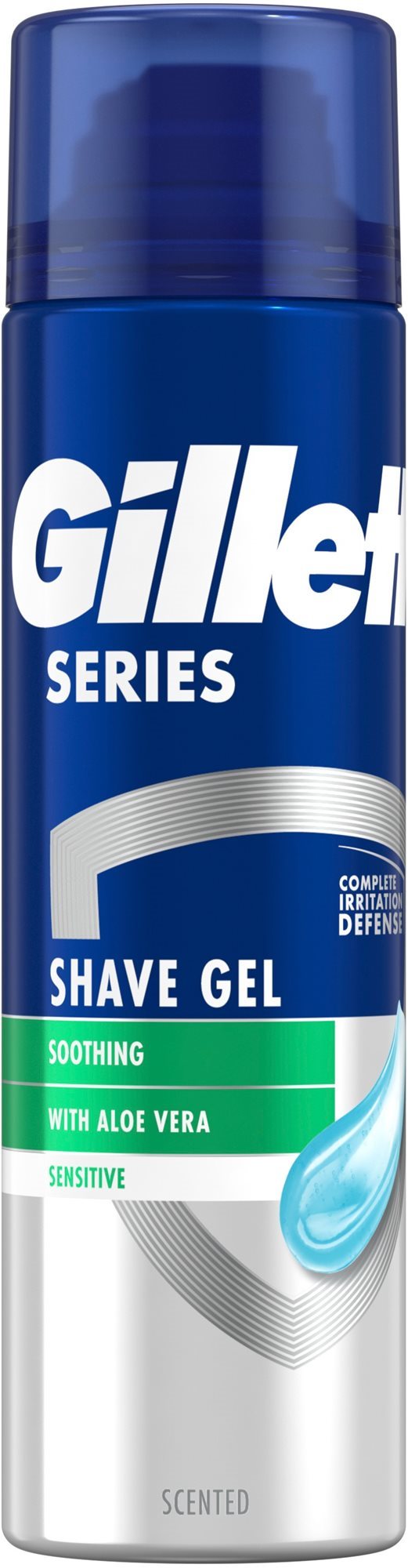 GILLETTE Series Sensitive Aloe 200 ml Gél na holenie