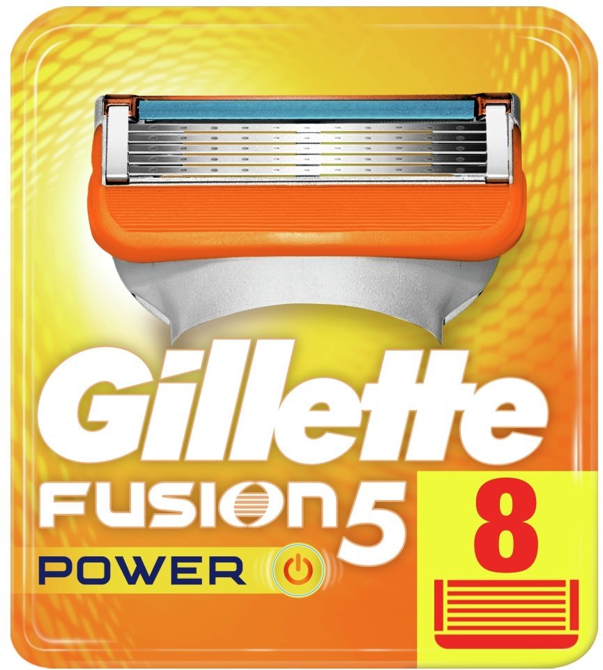 GILLETTE Fusion5 Power 8 ks Pánske náhradné hlavice
