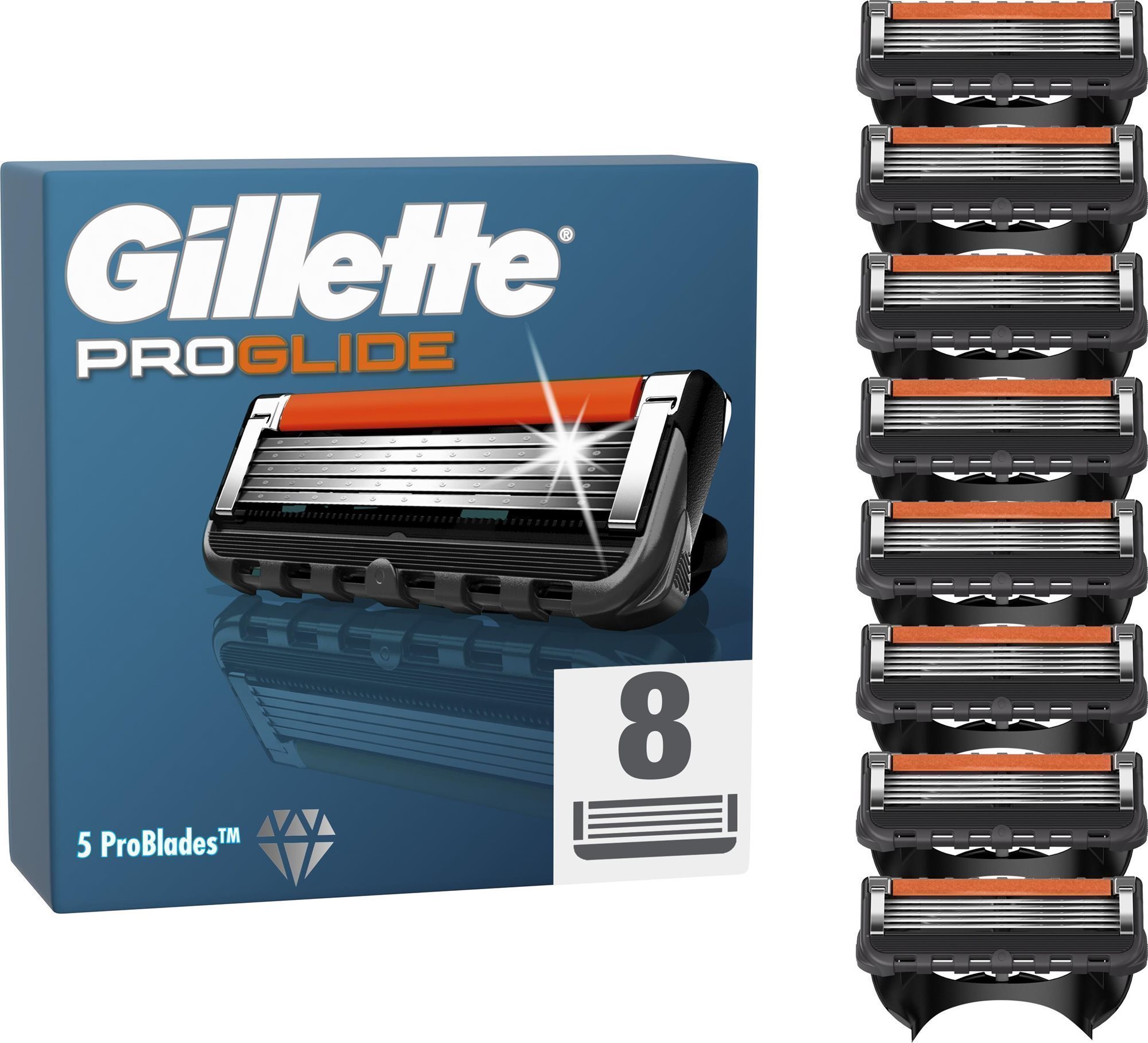 GILLETTE ProGlide 8 ks Pánske náhradné hlavice