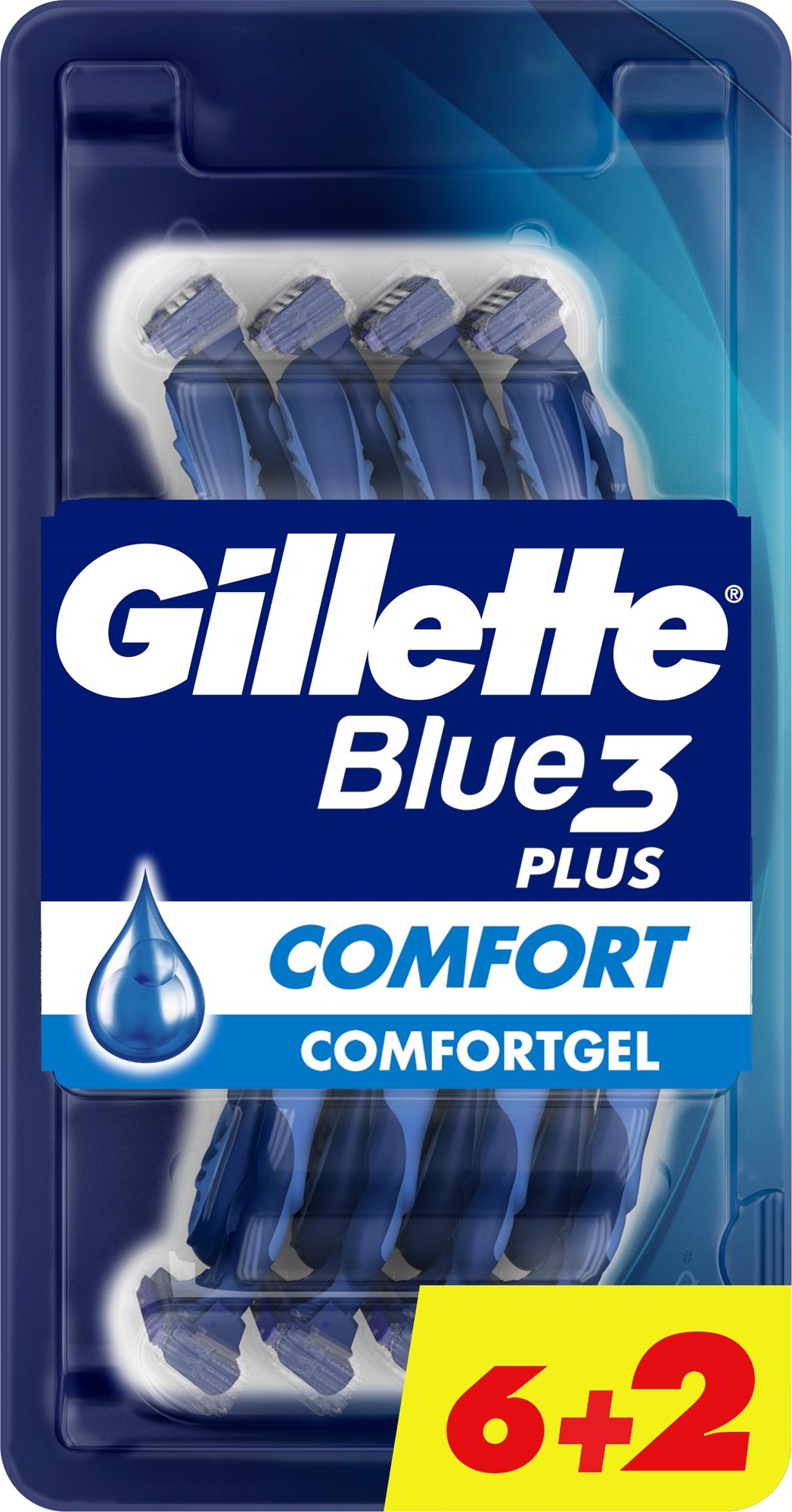 GILLETTE Blue3 8 ks Jednorazové holiace strojčeky